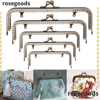 Rosegoods1 ตะขอล็อกกระเป๋า แบบโลหะ สไตล์วินเทจ สําหรับทํางานฝีมือ DIY