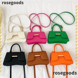 Rosegoods1 กระเป๋าสะพายไหล่ สะพายข้าง หนัง PU ขนาดเล็ก สําหรับผู้หญิง