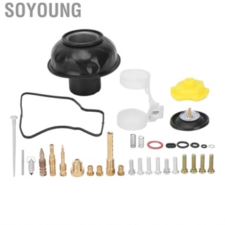 Soyoung Carb Overhaul Carburetor  Kit Premium Metal + Rubber Replacement for PC800 1989‑1998 Motorbike