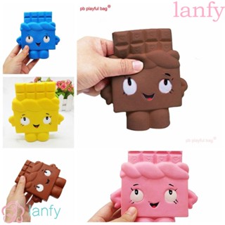 Lanfy ของเล่นบีบช็อคโกแลต รูปอาหารจําลอง น่ารัก ของขวัญสําหรับเด็ก