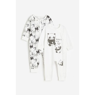 H&amp;M  Boy 2-pack sleepsuits 1202514_1