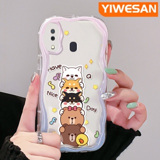 เคสโทรศัพท์มือถือใส แบบนิ่ม ลายการ์ตูนสัตว์ กันกระแทก สําหรับ Samsung galaxy A30 A20 A31 A32 M10s