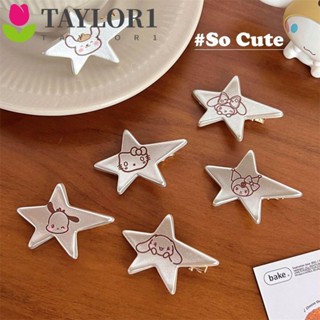 Taylor1 กิ๊บติดผม กิ๊บติดผม ลาย Kuromi Cinnamoroll Melody Kitty Cat Pc Dog Barrettes สําหรับผู้หญิง เด็ก