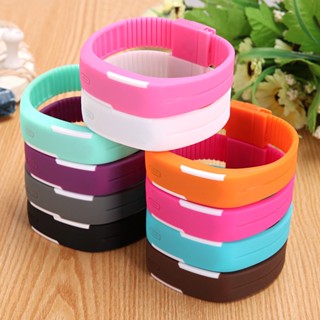 Boys Girls Touch LED Sport Digital Candy Rubber Watches Clearance sale