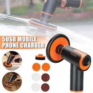 New 100W Cordless Car Buffer Polisher Rechargeable Built-in lithium battery