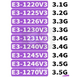 [พร้อมส่ง] E3-1231v3 1220V3 1226V3 1230V3 1240V3 1245 1225 1270 1150CPU