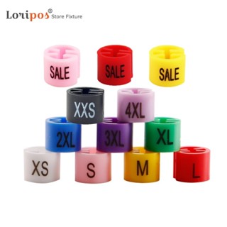 เครื่องหมายขนาดแขวนพร้อมการพิมพ์ขนาดและสีสารพัน S/m/l/xl/xxl…