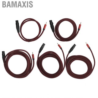 Bamaxis XLR Female To 3.5mm Cable  Ensures Signal Clarity and  Waves Integrity for Power Amplifiers Mobile Phones Studio