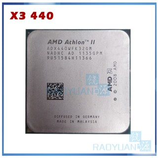 ซ็อกเก็ตโปรเซสเซอร์ AMD Athlon II X3 440 X3-440 3GHz ADX440WFK32GM ADX440WFK32GI AM3 938PIN