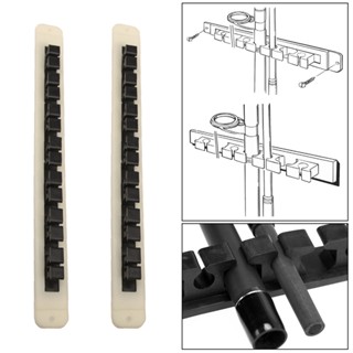 ที่วางคันเบ็ดตกปลา แนวตั้ง แบบติดผนัง 2 ชิ้น