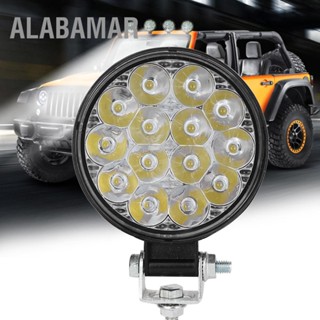 ALABAMAR 42W 14LED 6000K 2500LM Mini Round Work Light รถ ดัดแปลงไฟหน้าเสริม