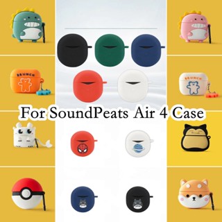 พร้อมส่ง!  เคสหูฟัง แบบนิ่ม ลายการ์ตูน สําหรับ SoundPeats Air 4 SoundPeats Air 4