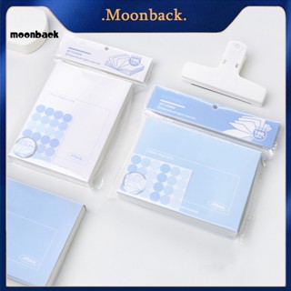 &lt;moonback&gt; กระดาษโน้ต แบบหนาพิเศษ แบบพกพา 120 หน้า ทนทาน สําหรับเย็บผ้า