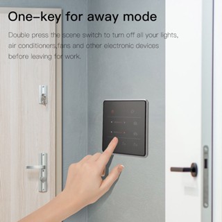 ShiZi สมาร์ทโฮมแผงสัมผัส Dimming Wall Switch สำหรับ Tuya APP Wireless Bluetooth Remote Control Scene