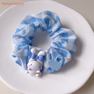 Hanprospree&gt; ยางรัดผม ลายอนิเมะ Sanrio Cinnamoroll น่ารัก ขนาดใหญ่ สําหรับเด็กผู้หญิง