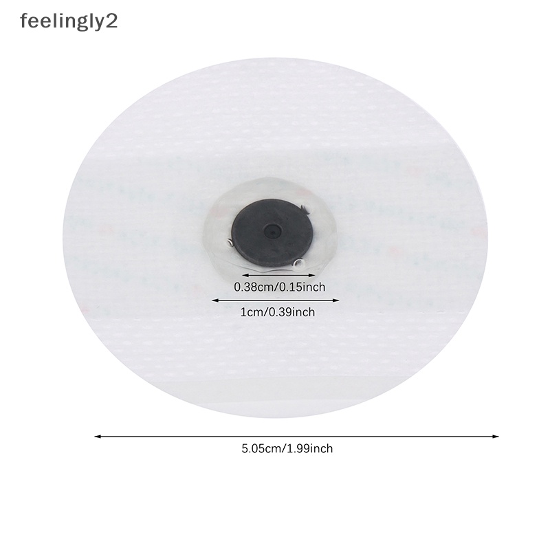 【พร้อมส่ง】แผ่นอิเล็กโทรด Ecg EKG แบบใช้แล้วทิ้ง (F) 50 ชิ้น ต่อถุง - รูปที่ 7