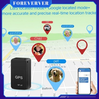 Gf07 Mini Gps Gsm/gprs อุปกรณ์ติดตามรถ Locator การบันทึกเสียง Microtracker Loss Preventer Pet Tracker Retainer การติดตามเด็ก Locator fore