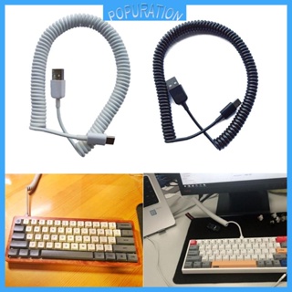 Pop GH60 สายเคเบิล USB V2 พอร์ต Micro Type C ขนาดเล็ก สําหรับคีย์บอร์ด 2 xd64 xd75 xd96