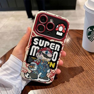 เคสโทรศัพท์มือถือ ซิลิโคนนุ่ม ลาย Super Mary สําหรับ Iphone 14promax 13pro 12 11 7p