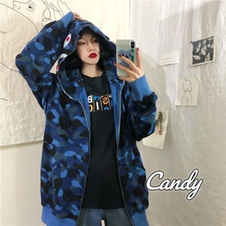 Candy Kids  เสื้อผ้าผู้ญิง แขนยาว เสื้อฮู้ด คลุมหญิง สไตล์เกาหลี แฟชั่น  พิเศษ รุ่นใหม่ Chic Trendy A98K0I0 36Z230909