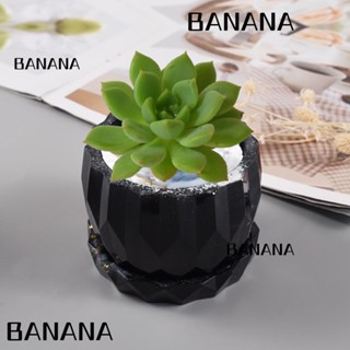 Banana1 แม่พิมพ์ซิลิโคน รูปกระถางดอกไม้ แจกันสีขาว แฮนด์เมด Diy สําหรับบ้าน