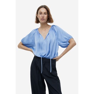 H&amp;M  Woman Oversized tie-top blouse 1144784_3