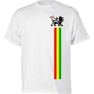 ขายดี เสื้อยืดลําลอง แขนสั้น พิมพ์ลายสิงโต JUDAH Reggae Rasta Bob Marley Rastafarian ของขวัญคริสต์มาส สําหรับผู้ชาย 220953