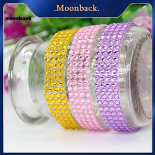 &lt;moonback&gt; เทปม้วนอะคริลิค หลากสีสัน แบบพกพา สําหรับสมุดโน้ต 1 ม้วน