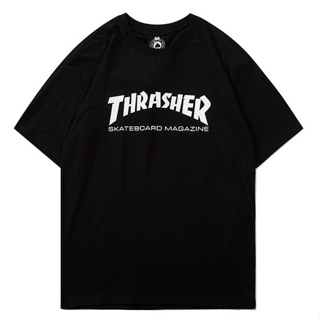 New Summer Thrasher flame Casual Top shirt Men Women Fashion Breathable Best Quality Casual T-shirts_02