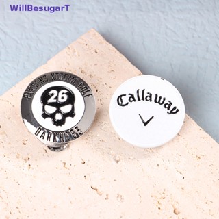 [WillBesugarT] ใหม่ อุปกรณ์เสริมหมวกกอล์ฟ แม่เหล็กมาร์กเกอร์ [ใหม่]