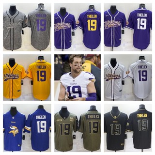 NFL Minnesota Vikings Adam Thielen เสื้อยืดเสื้อสปอร์ต