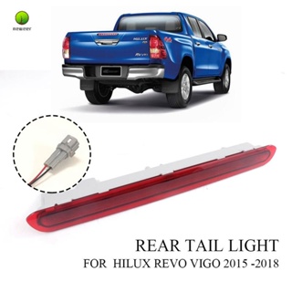 ไฟเบรกท้าย แบบไดนามิก ตัวที่ 3 สีแดง สําหรับ Toyota Hilux Revo Vigo 2015 2016 2017 2018