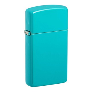 ไฟแช็ค Zippo ไฟแช็กรุ่น 49529 Slim® Flat Turquoise ของแท้ รับประกันตลอดชีวิต นำเข้าและจำหน่ายโดยตัวแทนจำหน่าย