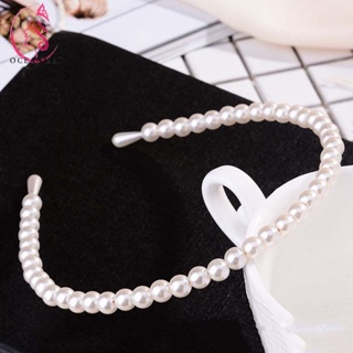 OCEANMAP Birthday Gift Korean Girl Women Imitation Pearl Hair Hoop