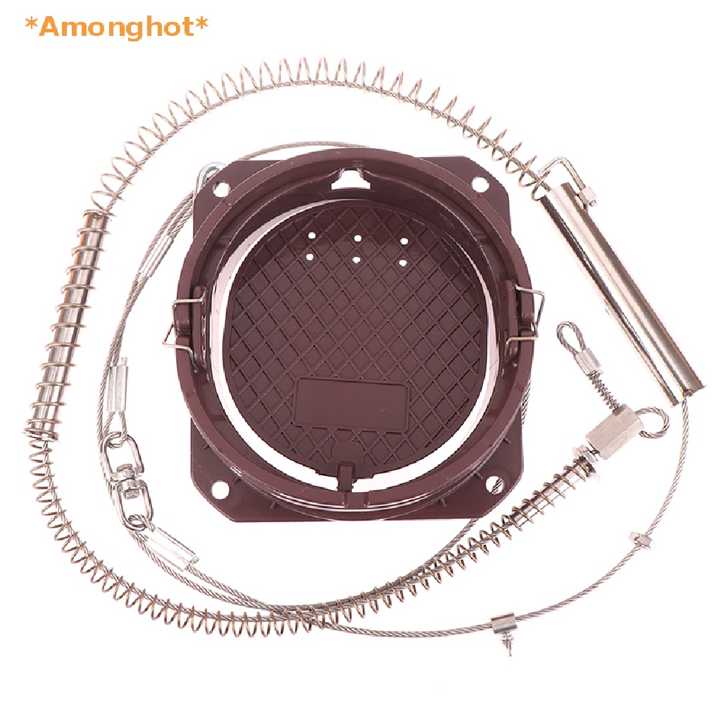 Amonghot> ใหม่ กับดักจับสปริง โลหะ สําหรับจับขาหนู หมาป่า หมี หมูป่า