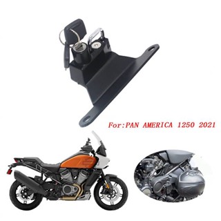 【TokTik Hot Style】ตัวล็อกหมวกกันน็อค อะลูมิเนียมอัลลอย พร้อมกุญแจ สําหรับ HARLEY PAN AMERICA 1250 S 2021-2022
