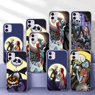 เคสโทรศัพท์มือถือแบบนิ่ม TPU ใส ลาย jack skellington and sally 37VTY สําหรับ Samsung S30 Plus S21 S30 Ultra S30 S7 S8 S9