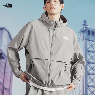 The NORTH FACE ของแท้ 100% เสื้อแจ็กเก็ต เสื้อกันลม มีฮู้ด ป้องกันแดด เหมาะกับฤดูร้อน สําหรับผู้ชาย และผู้หญิง NJ3BN05