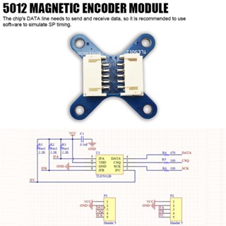 Tle5012 AS5600 โมดูลเอนโค้ดเดอร์แม่เหล็ก 12bit 15bit เซนเซอร์มุมความแม่นยําสูง พร้อมแม่เหล็กเรเดียล