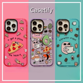 Casetify เคสโทรศัพท์มือถือแบบนิ่ม TPU กันกระแทก ลายสติกเกอร์ Ketnipz สําหรับ iPhone 14 Pro MAX 13 12 11 Pro MAX X XS MAX XR 7 8Plus