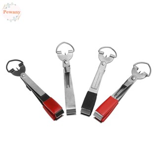 PEWANY Fishing Gear Fishing Quick Knot Tool Fishing Tools Line Cutter Clipper Fast Tie Nail Knotter Accessories Stainless Steel Hook Sharpener Fishing Tackle Retractable Key Chain Fly Tying Fishing Nipper