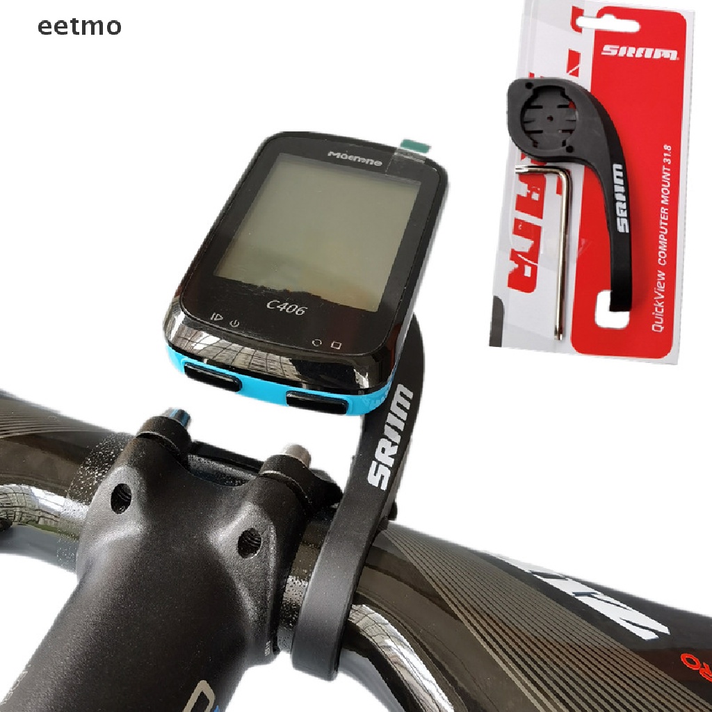 [eetmo] Garmin Edge เมาท์ขาตั้ง GPS ติดขอบแฮนด์รถจักรยาน สําหรับ 520 820 530 1000 IGPSPORT Bryton Rider TH