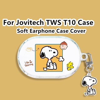 【imamura】เคสหูฟังนิ่ม แบบใส ลายการ์ตูนหมี Violent สําหรับ Jovitech TWS T10 TWS T10