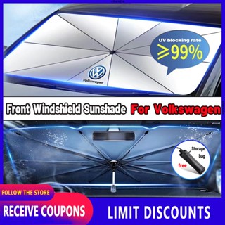 ม่านบังแดด ป้องกันรังสียูวี แบบพกพา คุณภาพสูง สําหรับรถยนต์ Volkswagen Golf Beetle Touareg Jetta Passat Polo Santana Caddy up! GTI Golf IV Multivan New Beetle Touran Amarok Bora Buggy CC Cabrio Cabriolet Caravelle Corrado Crafter Eos Eurovan Fox GLI Golf