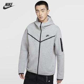 【พร้อมส่ง】ของแท้ 100% Nike NSW TECH FLEECE เสื้อแจ็กเก็ต เสื้อกีฬา เสื้อวิ่ง มีฮู้ด สําหรับผู้ชาย CU4490-063-010