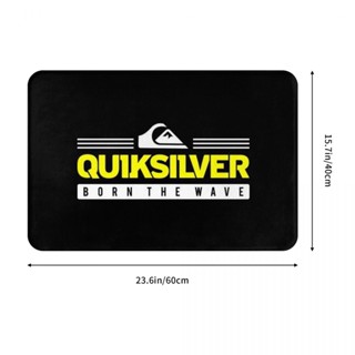 ใหม่ Quiksilver (1) พรมเช็ดเท้า ผ้าสักหลาด กันลื่น ดูดซับน้ําได้ดี แห้งเร็ว สําหรับห้องน้ํา ห้องนั่งเล่น โซฟา ห้องนอน 16x24 นิ้ว พร้อมส่ง