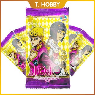 ของแท้ การ์ดเก็บสะสม แฟลชการ์ด ลายไดโนเสาร์ตัวน้อย JOJOs Bizarre Adventure Card Golden Wind Card SSP Diamond