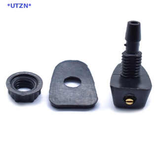 Utzn&gt; ใหม่ หัวฉีดที่ปัดน้ําฝนกระจกหน้ารถยนต์ 3 ชิ้น ต่อชุด สําหรับหัวฉีด DIY