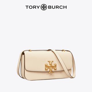 Tory Burch ELEANOR กระเป๋าสะพายไหล่ ทรงสี่เหลี่ยม ขนาดเล็ก สไตล์ฝรั่งเศส สําหรับสตรี