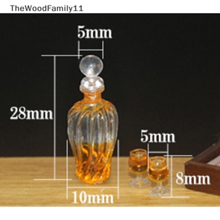 Tt โมเดลขวดไวน์จําลอง ขนาดเล็ก อุปกรณ์เสริม สําหรับตกแต่งบ้านตุ๊กตา